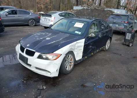 2007 BMW 328I из США, поврежденный, VIN WBAVA375X7NL16876